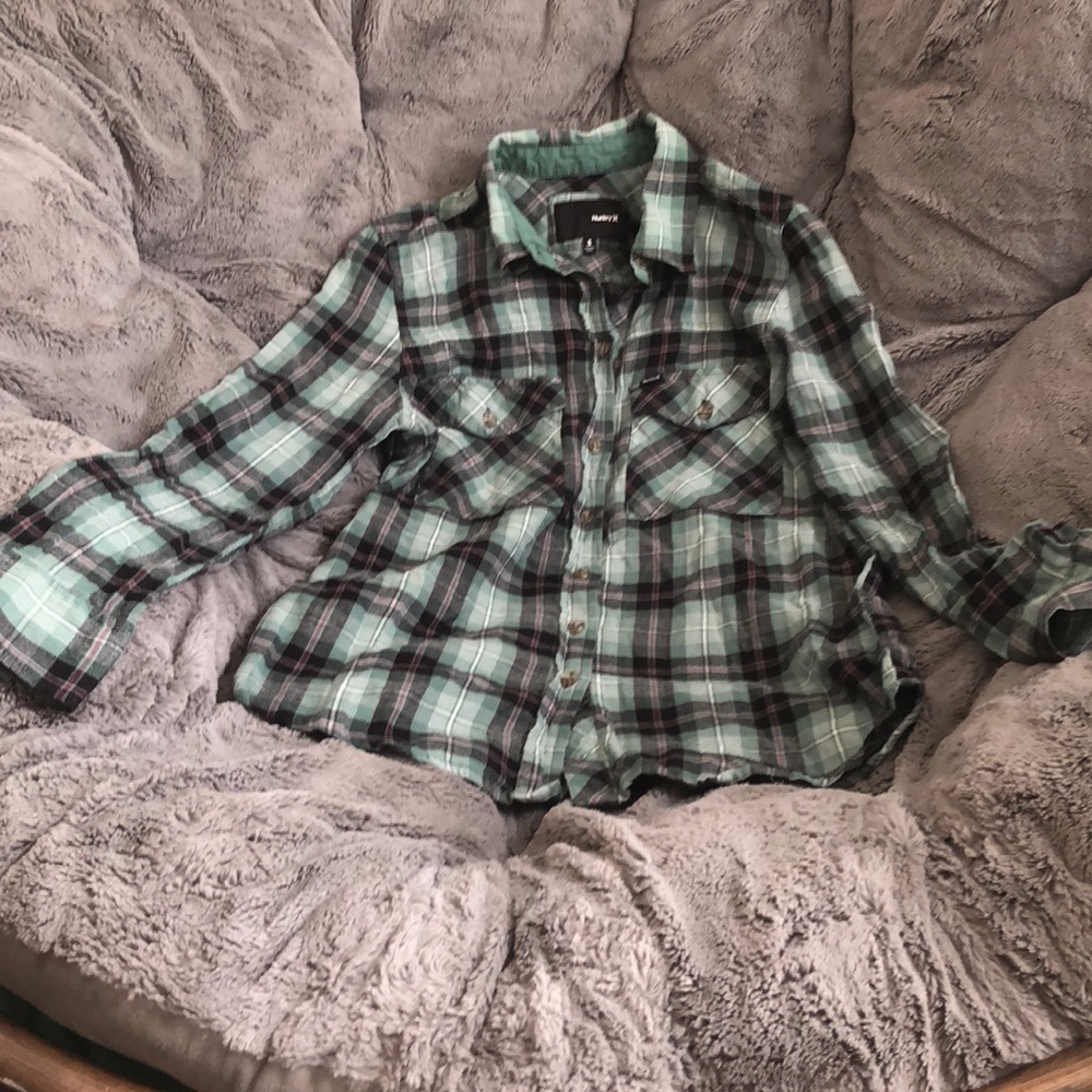 Hurley button down shirt